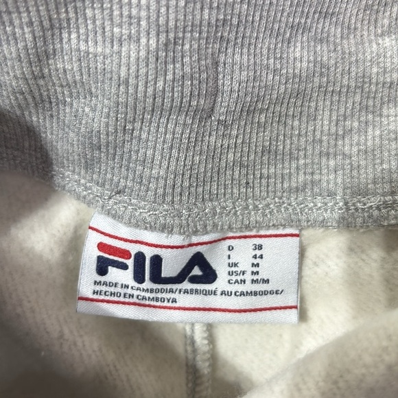 FILA Fleece Lined Joggers, elastic drawcord waist,hip pockets,embroidered logo - Picture 8 of 9